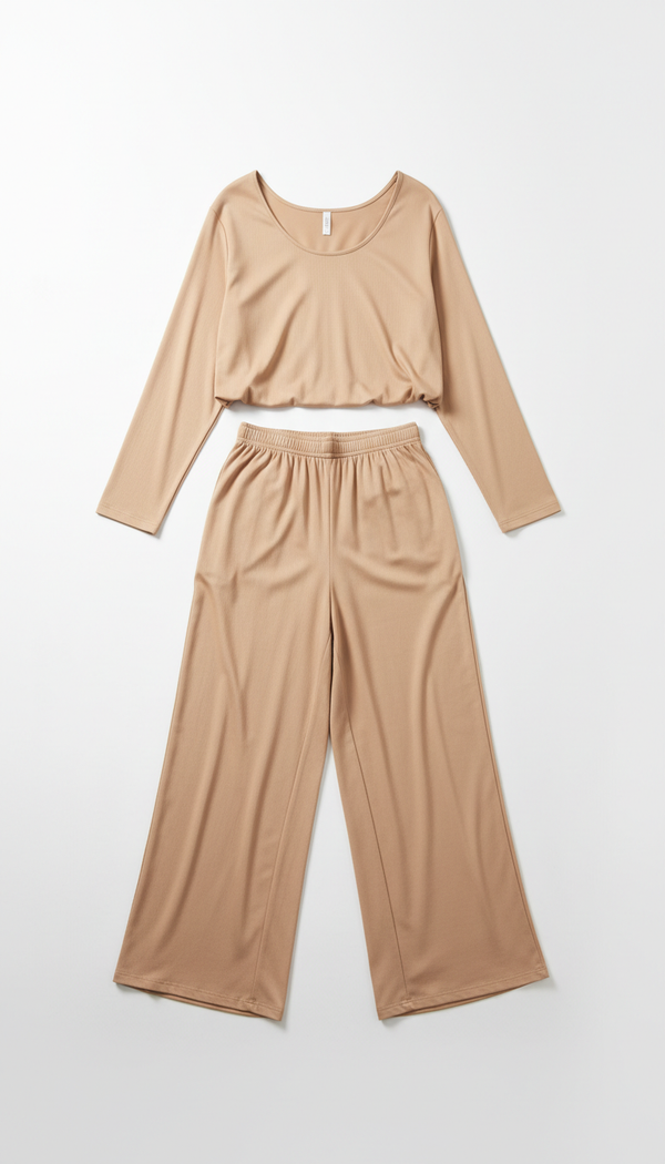 Almond Relaxed Co-ord Set